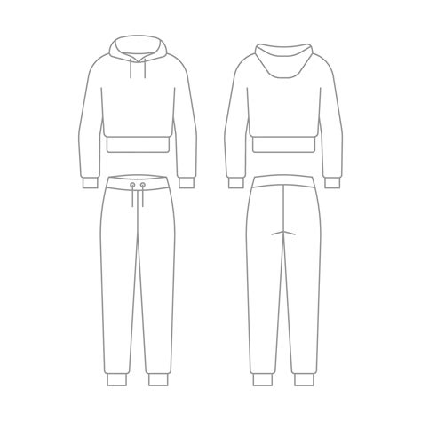 Vector Tracksuit Template